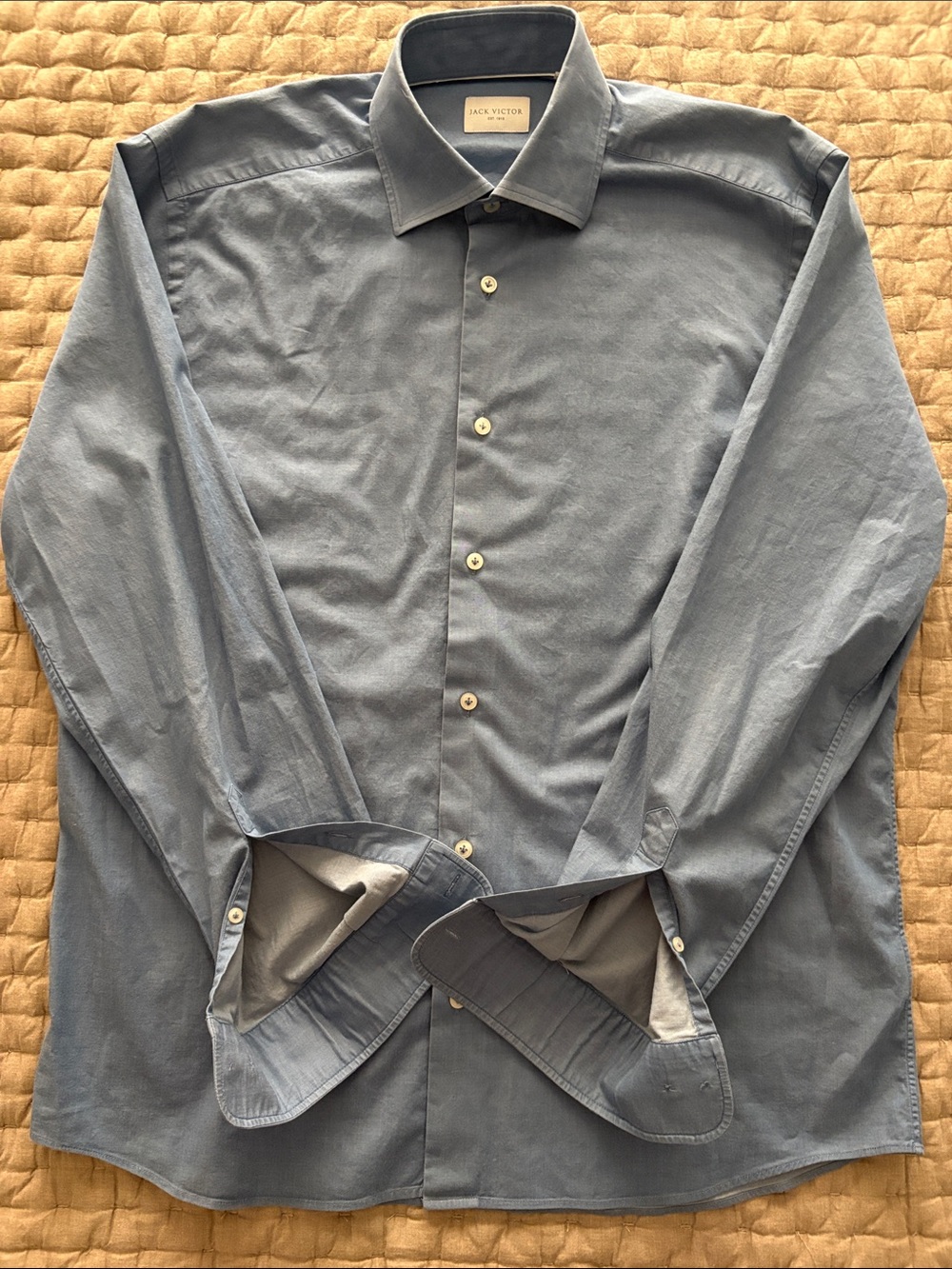 Jack Victor Blue Men's Dress Shirt